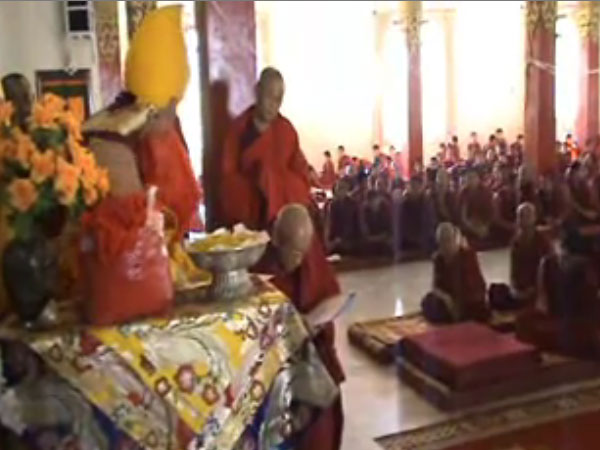 THE INVOCATION OF PEACEFUL DULDZIN ON 29TH, NOV 2010 AT SHAR GADEN PART 1